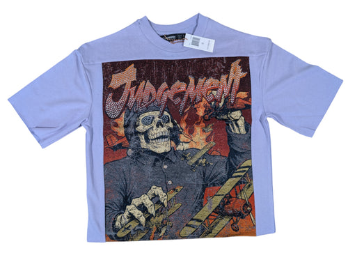 Lavender Judgement french terry t shirt