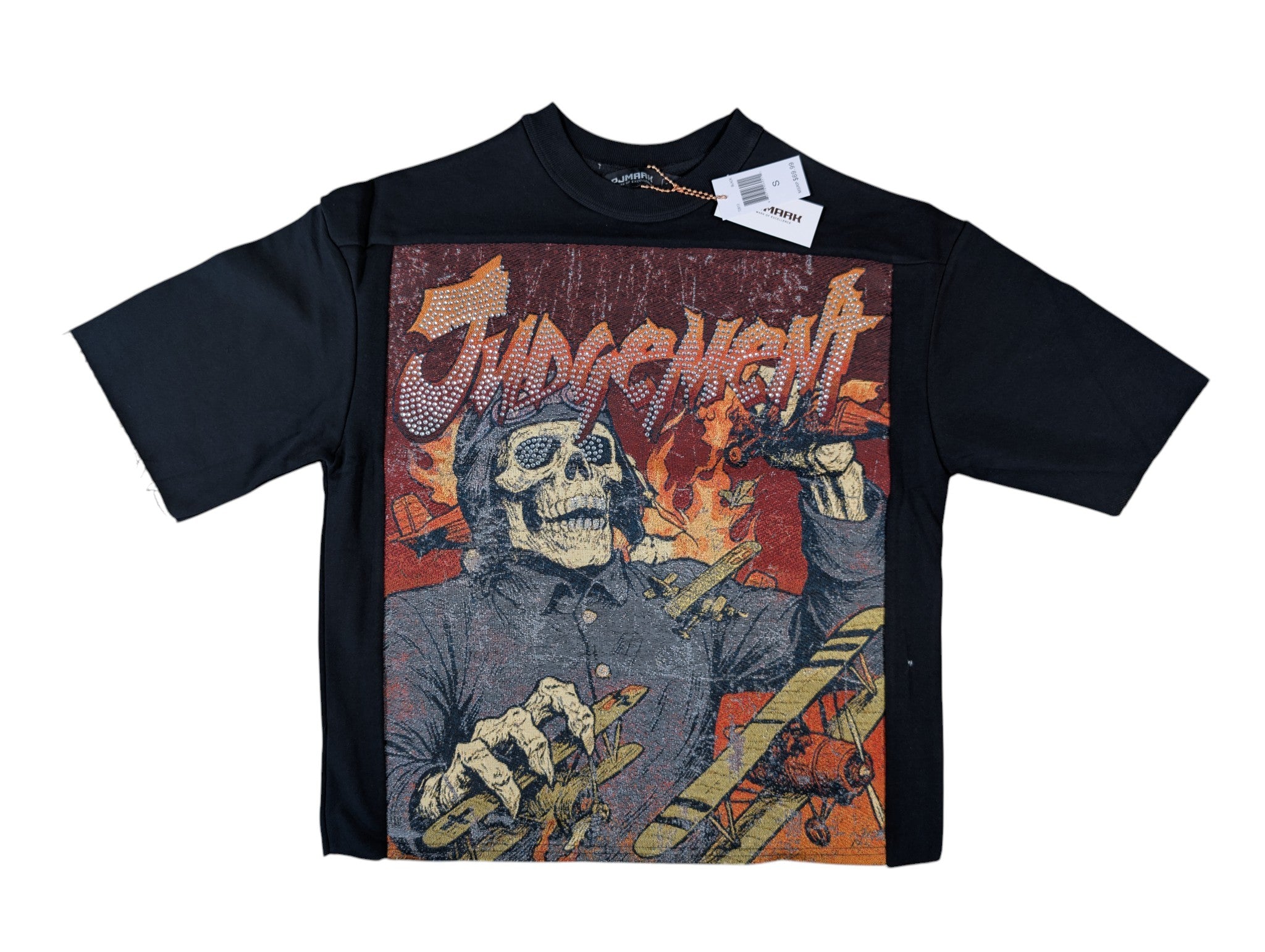 Judgement Black french terry t shirt