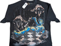 Men " ILLUSION" OVERSIZE TEE. W/Glitter and RhineStone